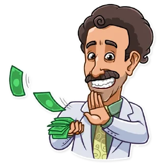 🤑-Borat Sagdiyev, Telegram Sticker