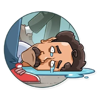 😢-Borat Sagdiyev, Telegram Sticker