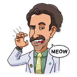 😉-Borat Sagdiyev, Telegram Sticker
