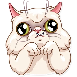 🥺-Pretty Cat, Telegram Sticker