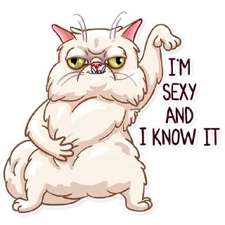 💃-Pretty Cat, Telegram Sticker