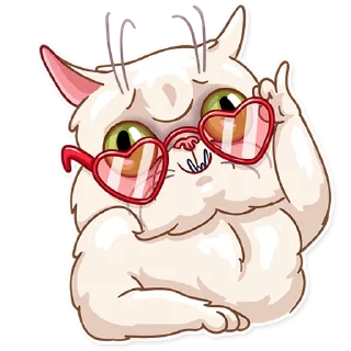 😍-Pretty Cat, Telegram Sticker