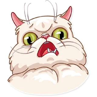🙀-Pretty Cat, Telegram Sticker