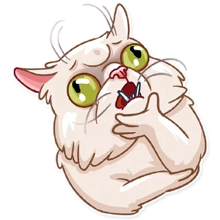 🤔-Pretty Cat, Telegram Sticker
