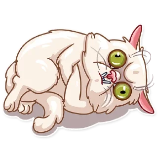 😖-Pretty Cat, Telegram Sticker