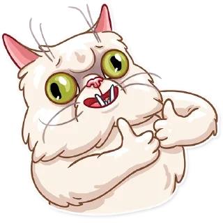 👍-Pretty Cat, Telegram Sticker