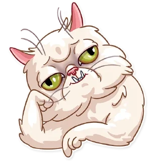 😼-Pretty Cat, Telegram Sticker