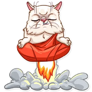 🤯-Pretty Cat, Telegram Sticker
