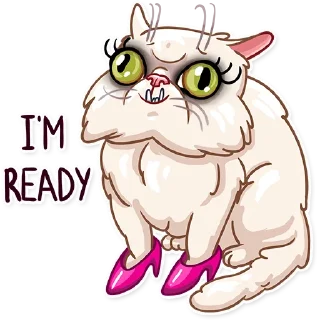 💄-Pretty Cat, Telegram Sticker