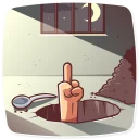 🖕-Victor, Telegram Sticker