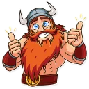👍-Viking, Telegram Sticker