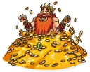 🤑-Viking, Telegram Sticker
