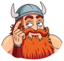 😏-Viking, Telegram Sticker