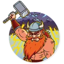 😤-Viking, Telegram Sticker