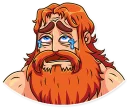 😢-Viking, Telegram Sticker
