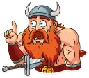 😨-Viking, Telegram Sticker