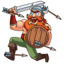 🏃-Viking, Telegram Sticker