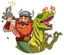 🥳-Viking, Telegram Sticker