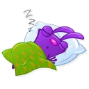 😴-Purpello, Telegram Sticker