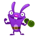 💪-Purpello, Telegram Sticker