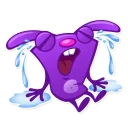 😭-Purpello, Telegram Sticker
