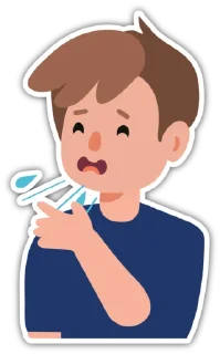 😷-Virusik (from @astrozodiac), Telegram Sticker