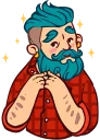 😊-Borodist, Telegram Sticker