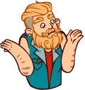 😐-Borodist, Telegram Sticker