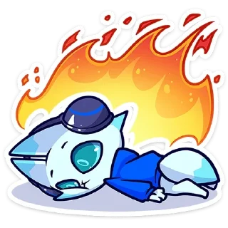 🔥-Эф, Telegram Sticker