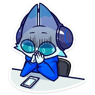 😰-Эф, Telegram Sticker