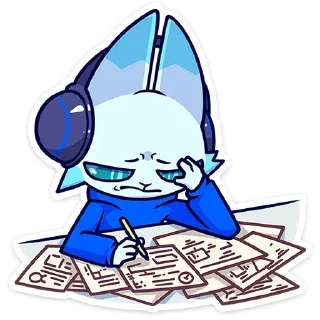😢-Эф, Telegram Sticker