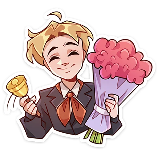 Школьник Владик -> @TgSticker, telegram sticker