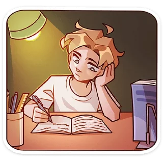 🫠-Школьник Владик -> @TgSticker, Telegram Sticker