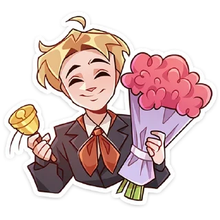 💐-Школьник Владик -> @TgSticker, Telegram Sticker