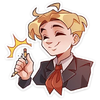 😉-Школьник Владик -> @TgSticker, Telegram Sticker