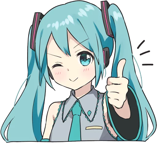 LINE - Hatsune & Kagamine Pom Ver., telegram sticker