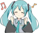 ☺️-LINE - Hatsune & Kagamine Pom Ver., Telegram Sticker