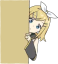 😶-LINE - Hatsune & Kagamine Pom Ver., Telegram Sticker