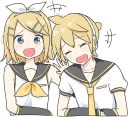 😂-LINE - Hatsune & Kagamine Pom Ver., Telegram Sticker