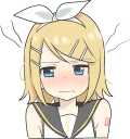 😳-LINE - Hatsune & Kagamine Pom Ver., Telegram Sticker
