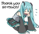 😭-LINE - Hatsune & Kagamine Pom Ver., Telegram Sticker