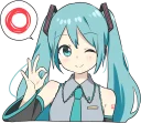 👍-LINE - Hatsune & Kagamine Pom Ver., Telegram Sticker