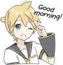 ☀️-LINE - Hatsune & Kagamine Pom Ver., Telegram Sticker