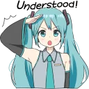 👍-LINE - Hatsune & Kagamine Pom Ver., Telegram Sticker