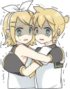 😰-LINE - Hatsune & Kagamine Pom Ver., Telegram Sticker