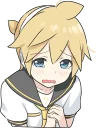 😢-LINE - Hatsune & Kagamine Pom Ver., Telegram Sticker