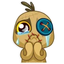 😢-Voodoo Doll Chumbo, Telegram Sticker