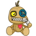 🤐-Voodoo Doll Chumbo, Telegram Sticker