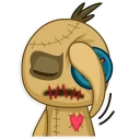 😑-Voodoo Doll Chumbo, Telegram Sticker
