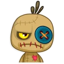 😕-Voodoo Doll Chumbo, Telegram Sticker